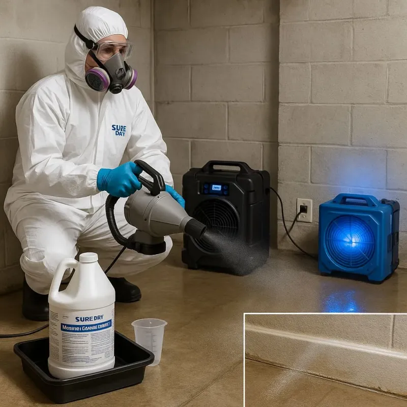 Sanitization and Odor Removal process in Sparta, GA