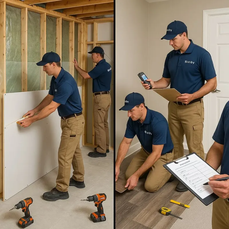 Repairs and Reconstruction process in Sparta, GA
